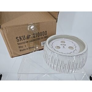 TAG‎ Laguna Citro Pot, Circle SMALL 3 Wick — TAG-G10800 - New!